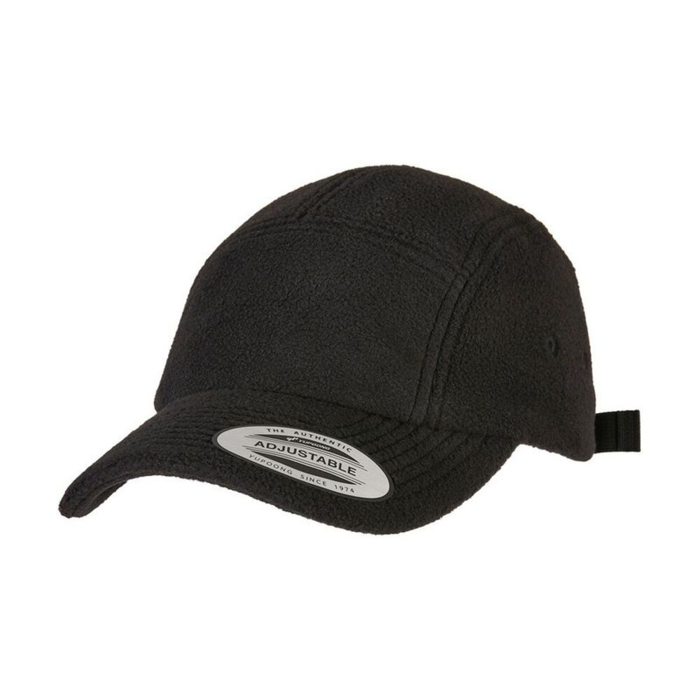Flexfit Unisex Adult Jockey Polar Fleece Cap / Black